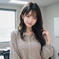 冬服を着ているOL 2 2枚目