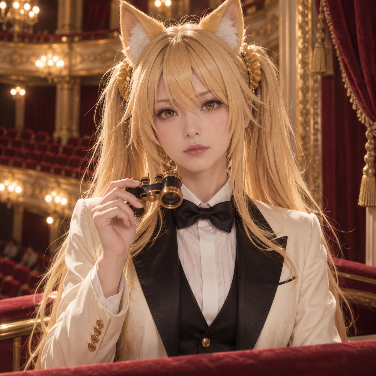 実写風オペラ観賞ミラさん | の人気AIイラスト・グラビア