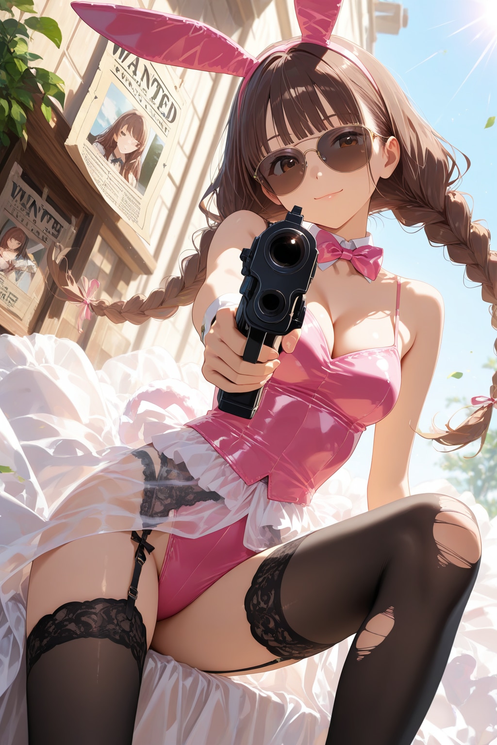 ロックオンしたぞ♡　ヒットマン・バニーのお姉さん