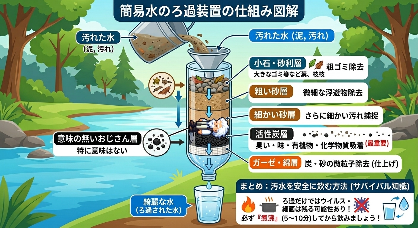 簡易ろ過装置の仕組みを知ろう！ | の人気AIイラスト・グラビア