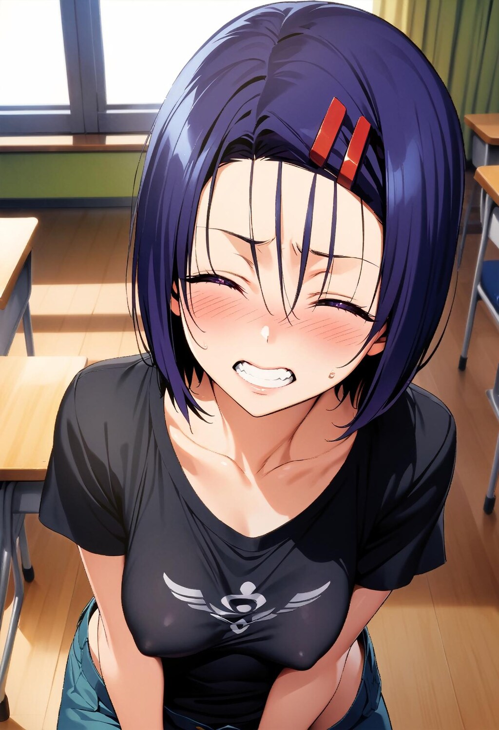 ブラ付け忘れちゃった///