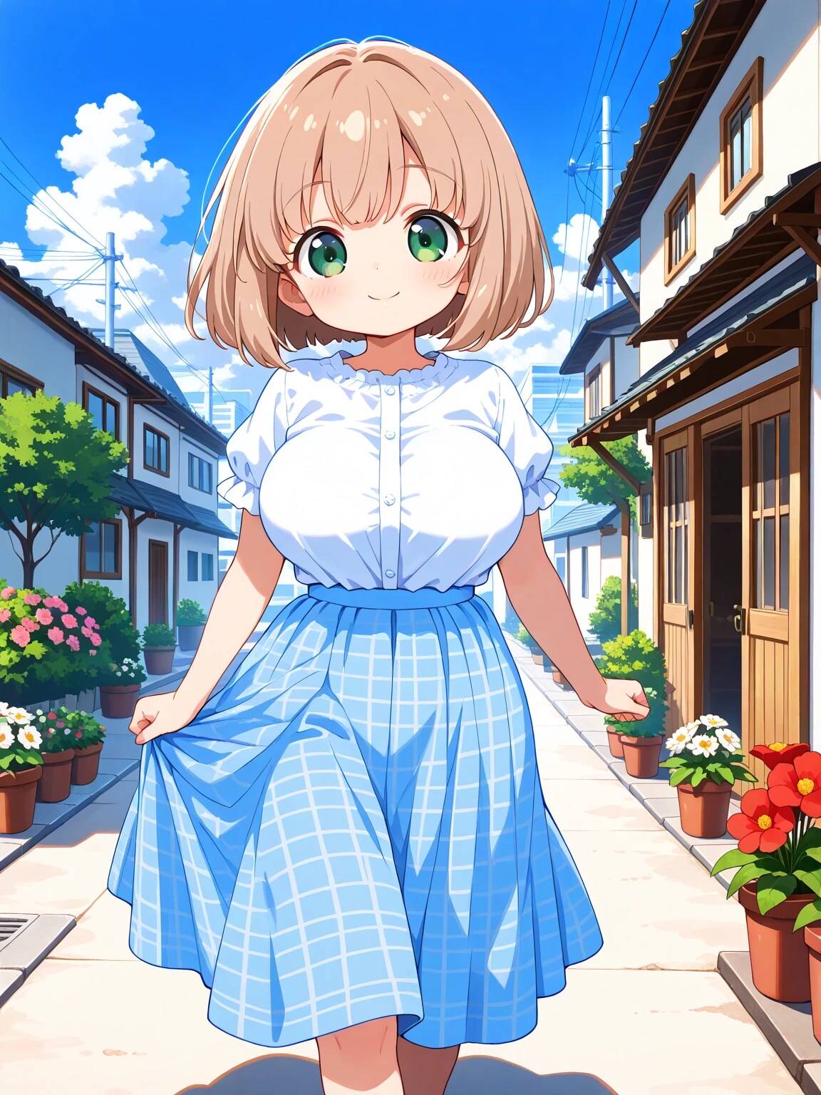 朝の住宅街 | の人気AIイラスト・グラビア