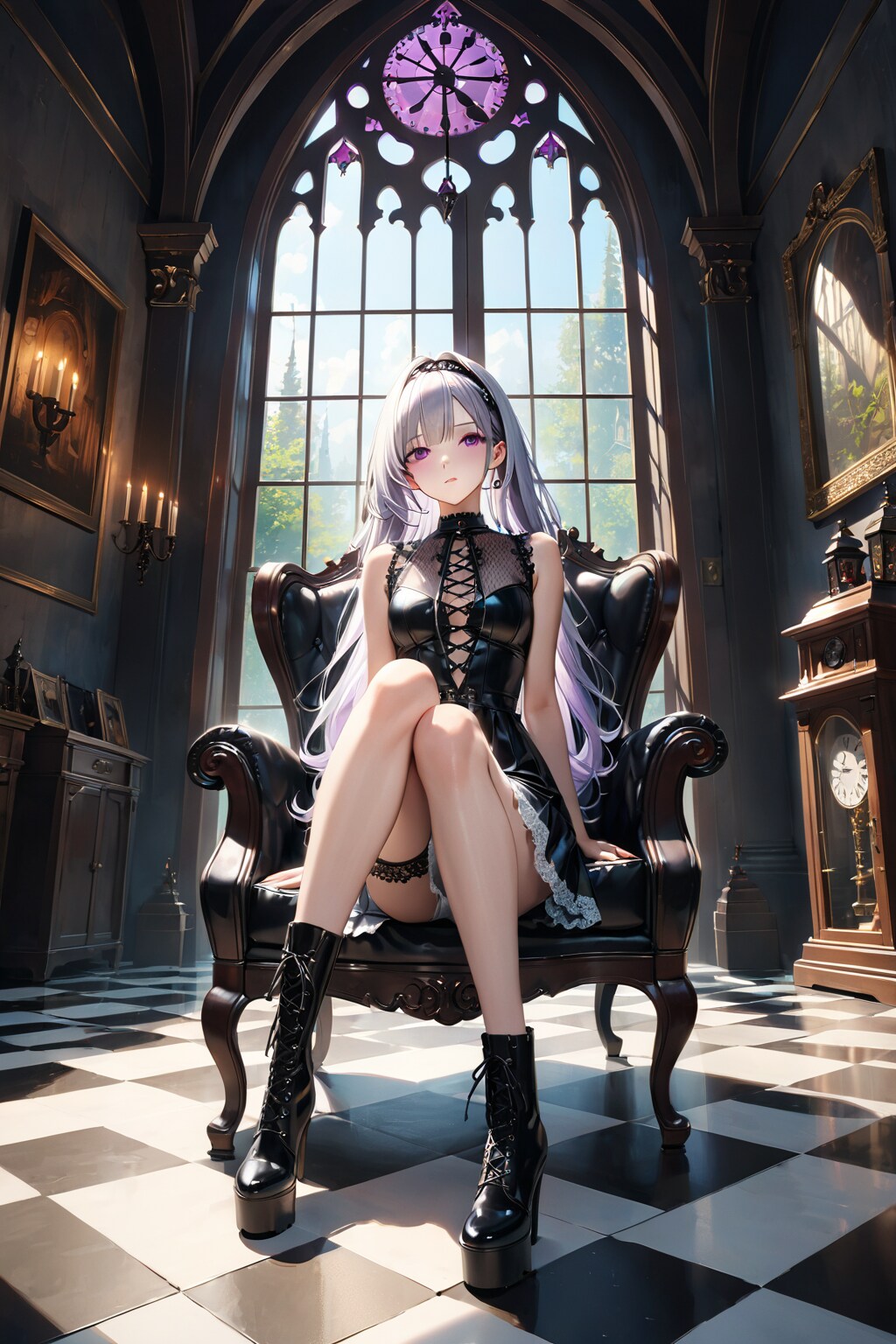 この部屋に合うお花を飾りたいって話しだけど…何を選ぶのかしら?