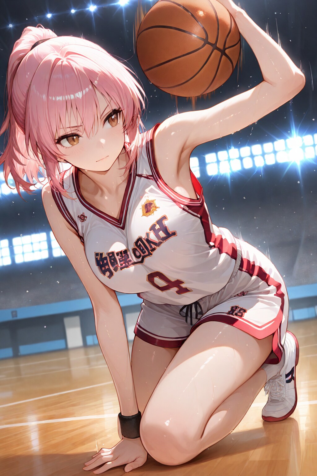 バスケットボール試合 ( のつもり ) by #ENERGY | の人気AIイラスト・グラビア