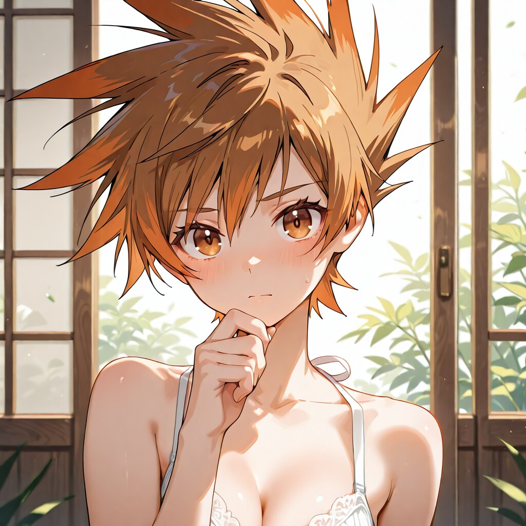 ツンツン頭ガール