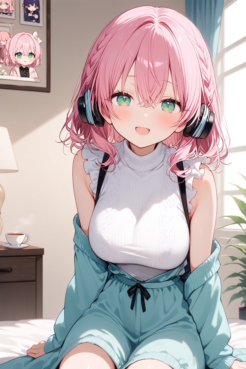 まったり音楽に浸る李々花