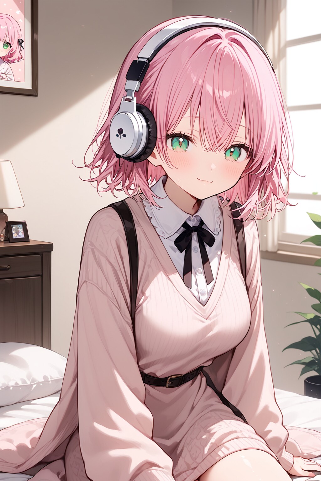 まったり音楽に浸る李々花 | の人気AIイラスト・グラビア