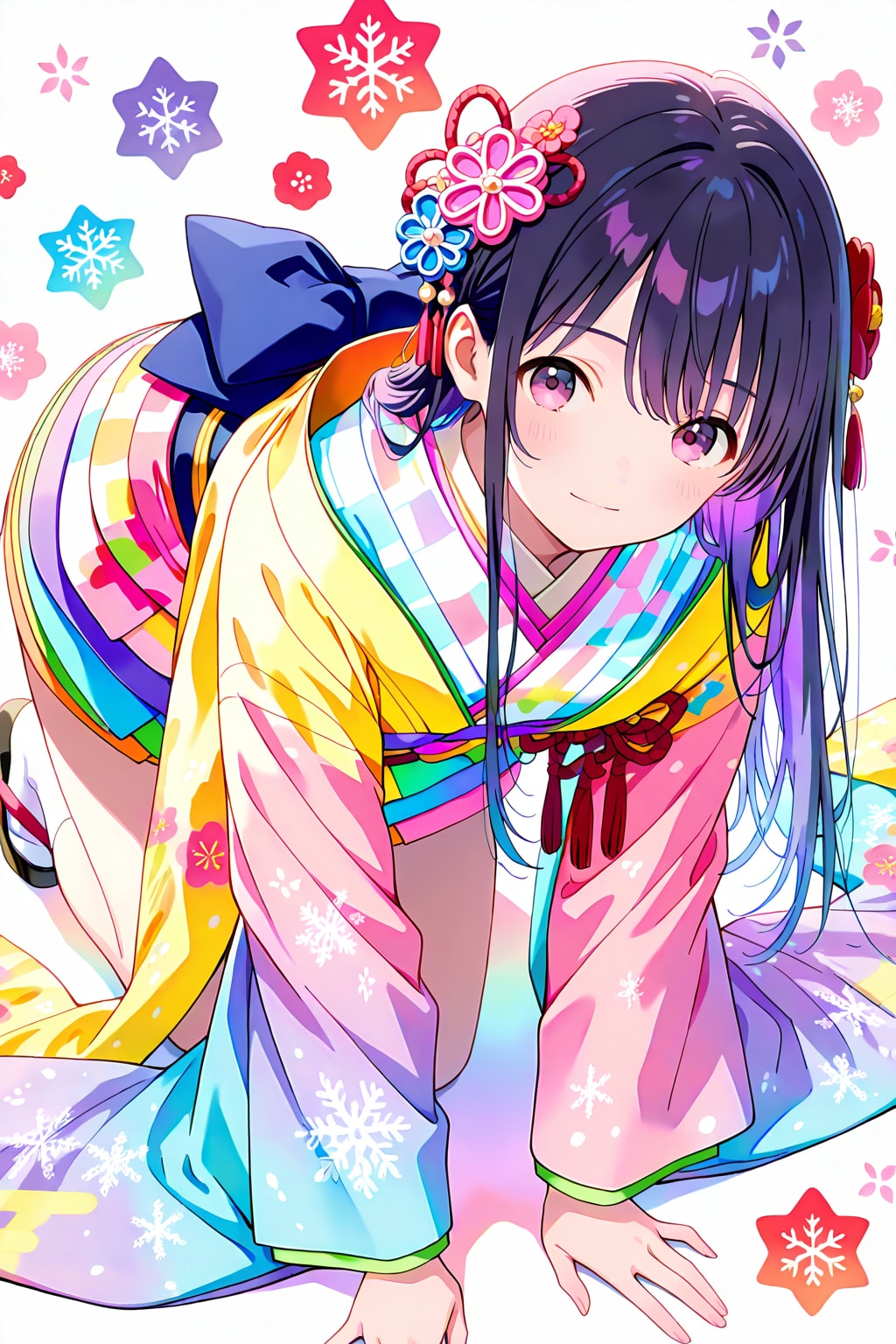 晴れ着(HARPY) | の人気AIイラスト・グラビア