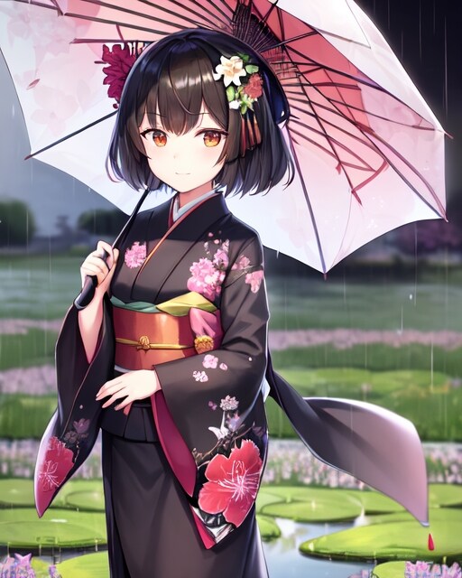 梅雨 | の人気AIイラスト・グラビア