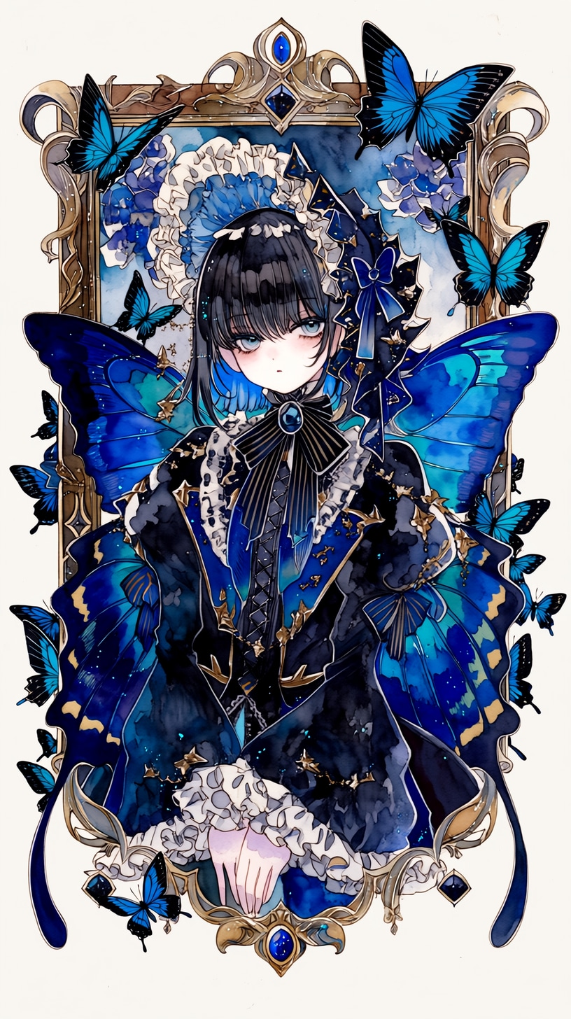 Morpho butterfly Boy | の人気AIイラスト・グラビア