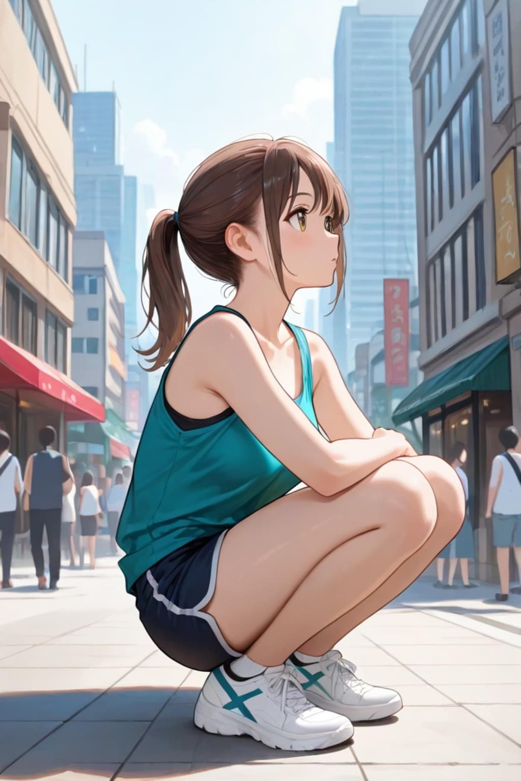 茶髪ちゃん