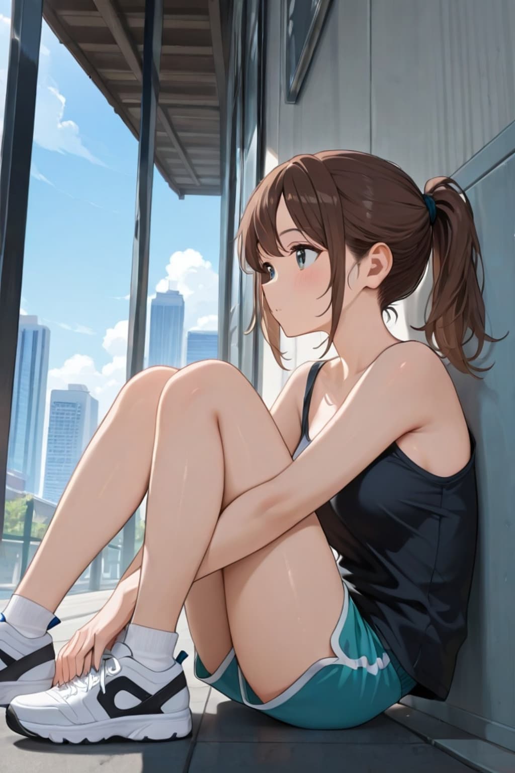 茶髪ちゃん