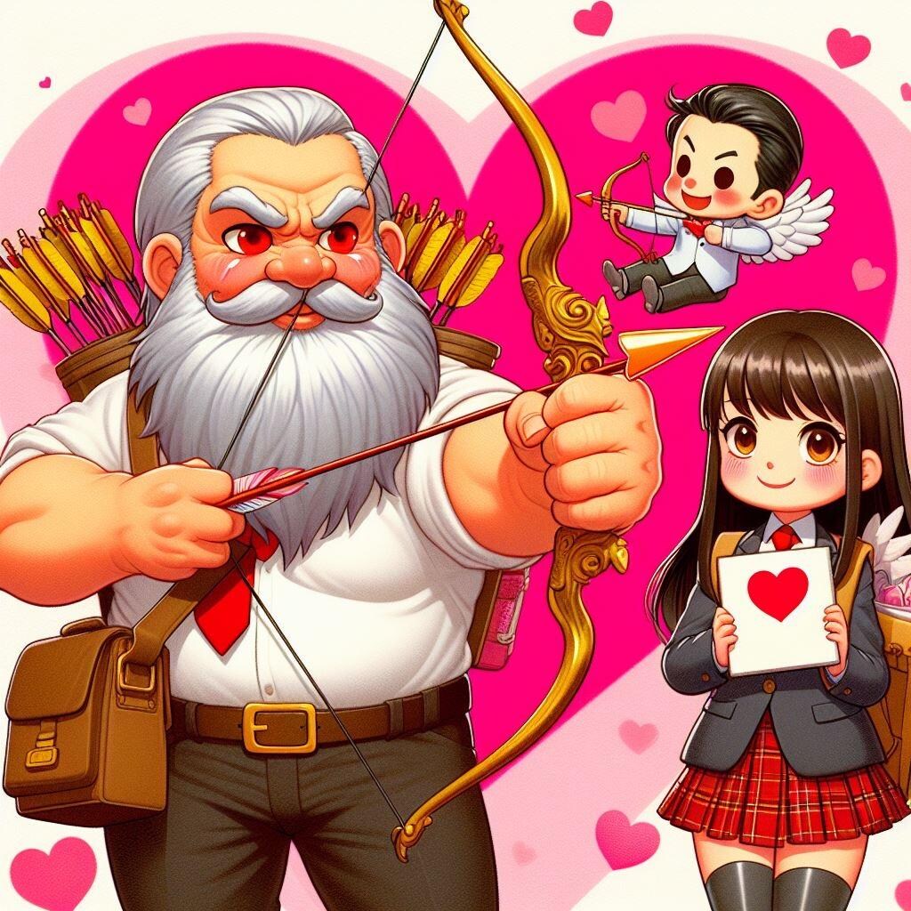 【謎画像】キューピッド歴30年のお父さんに任せておけ！