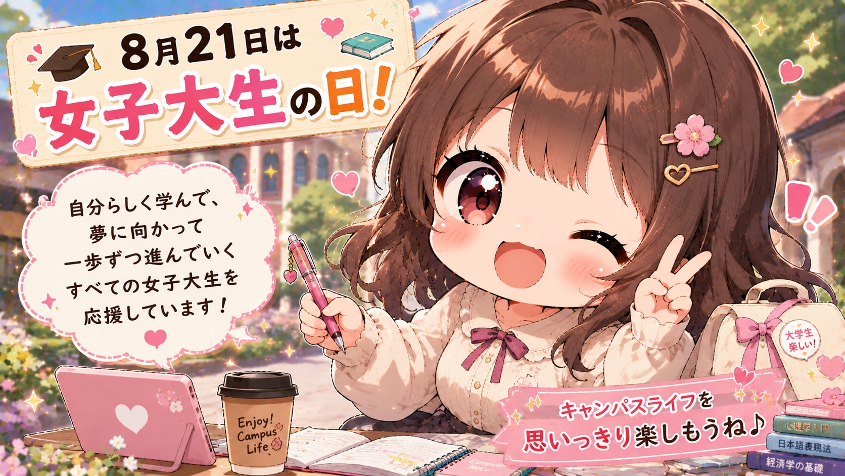 今日は何の日？（20260821固定イベ＋チビお姉単）の生成（ＡI推論不使用） | の人気AIイラスト・グラビア