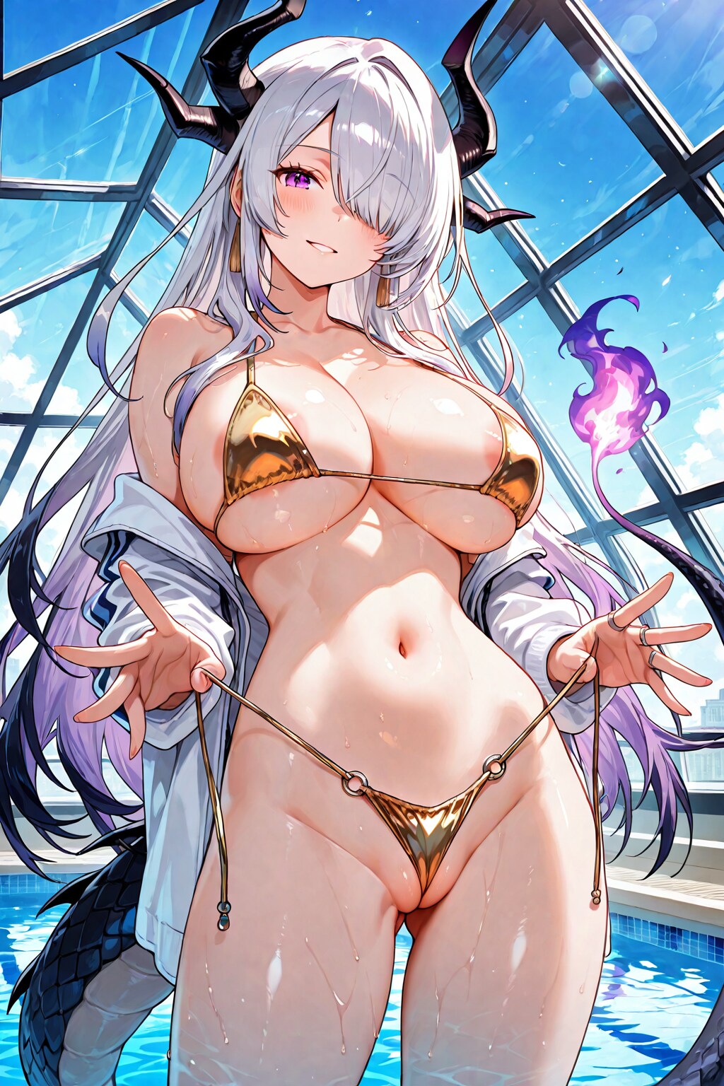 マイクロビキニ竜娘