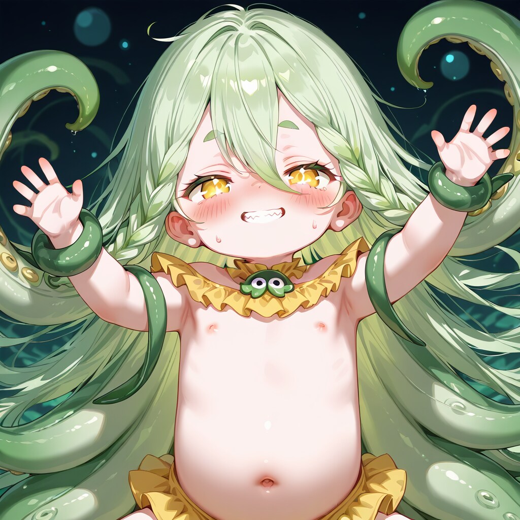 クトゥルフをメスガキ化したら、服をほぼ着てない件orz