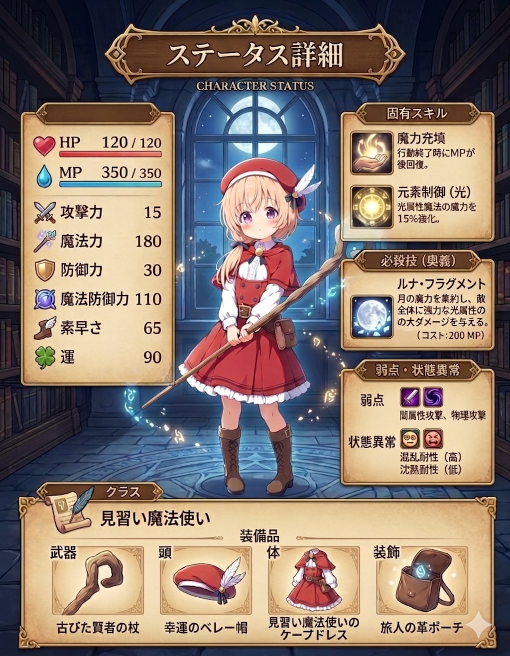 ステータス企画