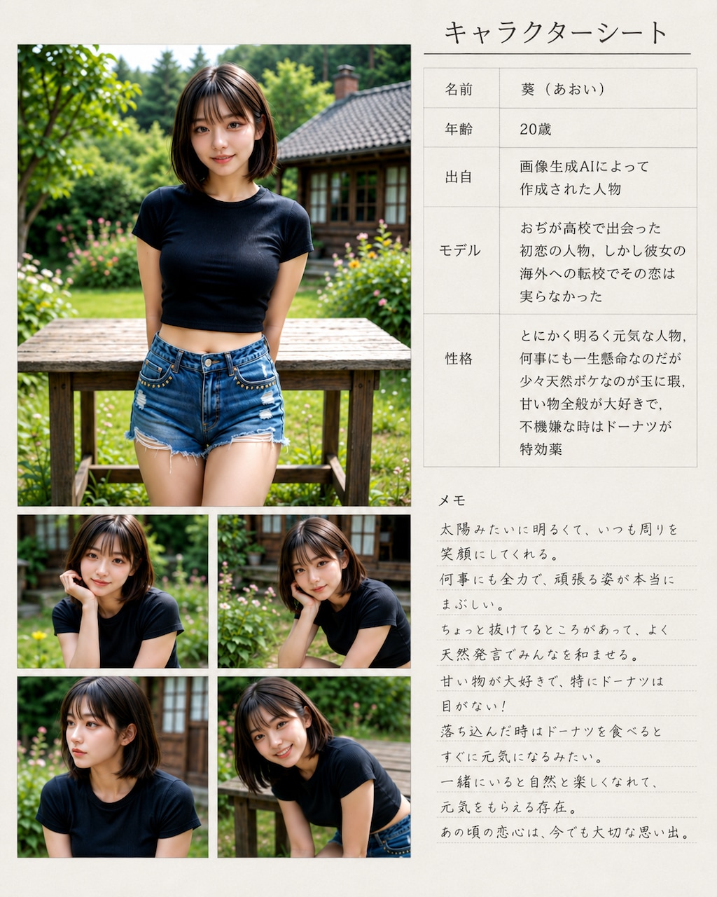 【ウチの娘シリーズ】登場人物キャラクタシート
