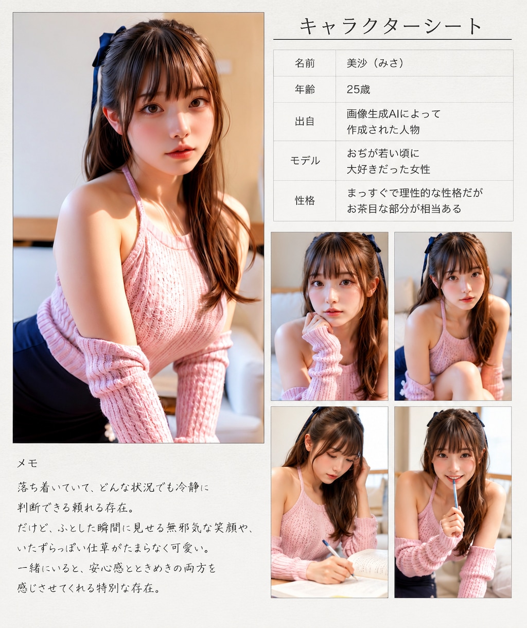 【ウチの娘シリーズ】登場人物キャラクタシート