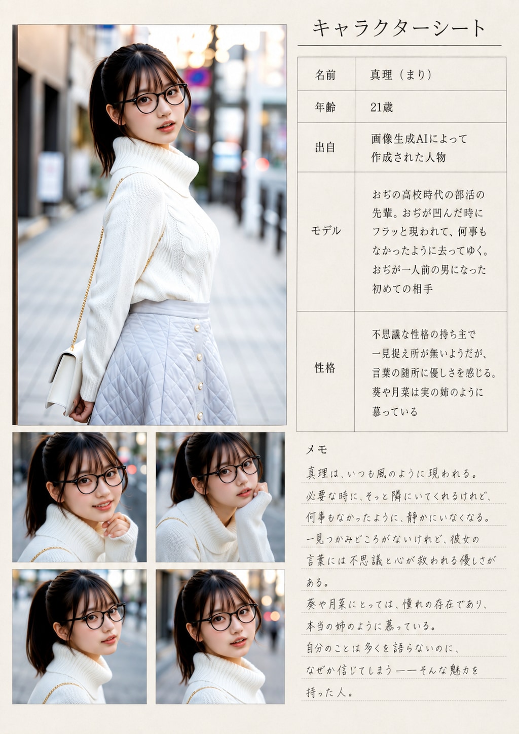 【ウチの娘シリーズ】登場人物キャラクタシート