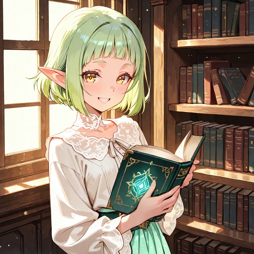 図書館でのひととき