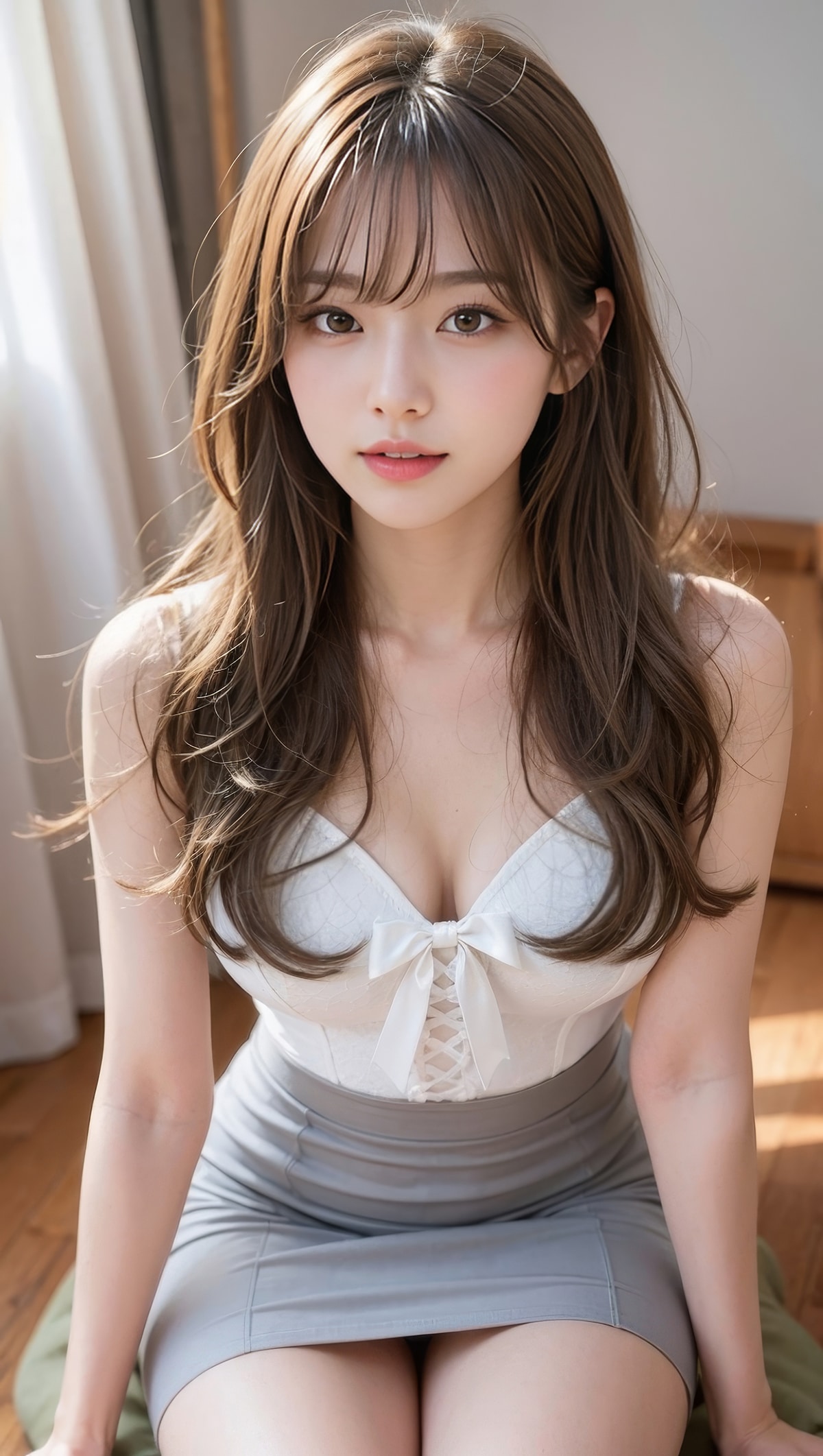 恥ずかしい見たいの？_パンチラ