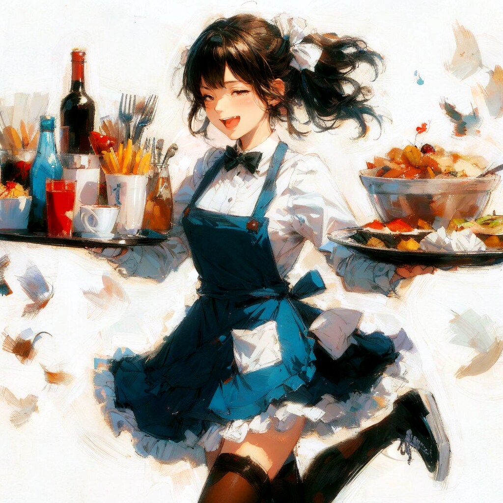 ウェイトレスの少女19