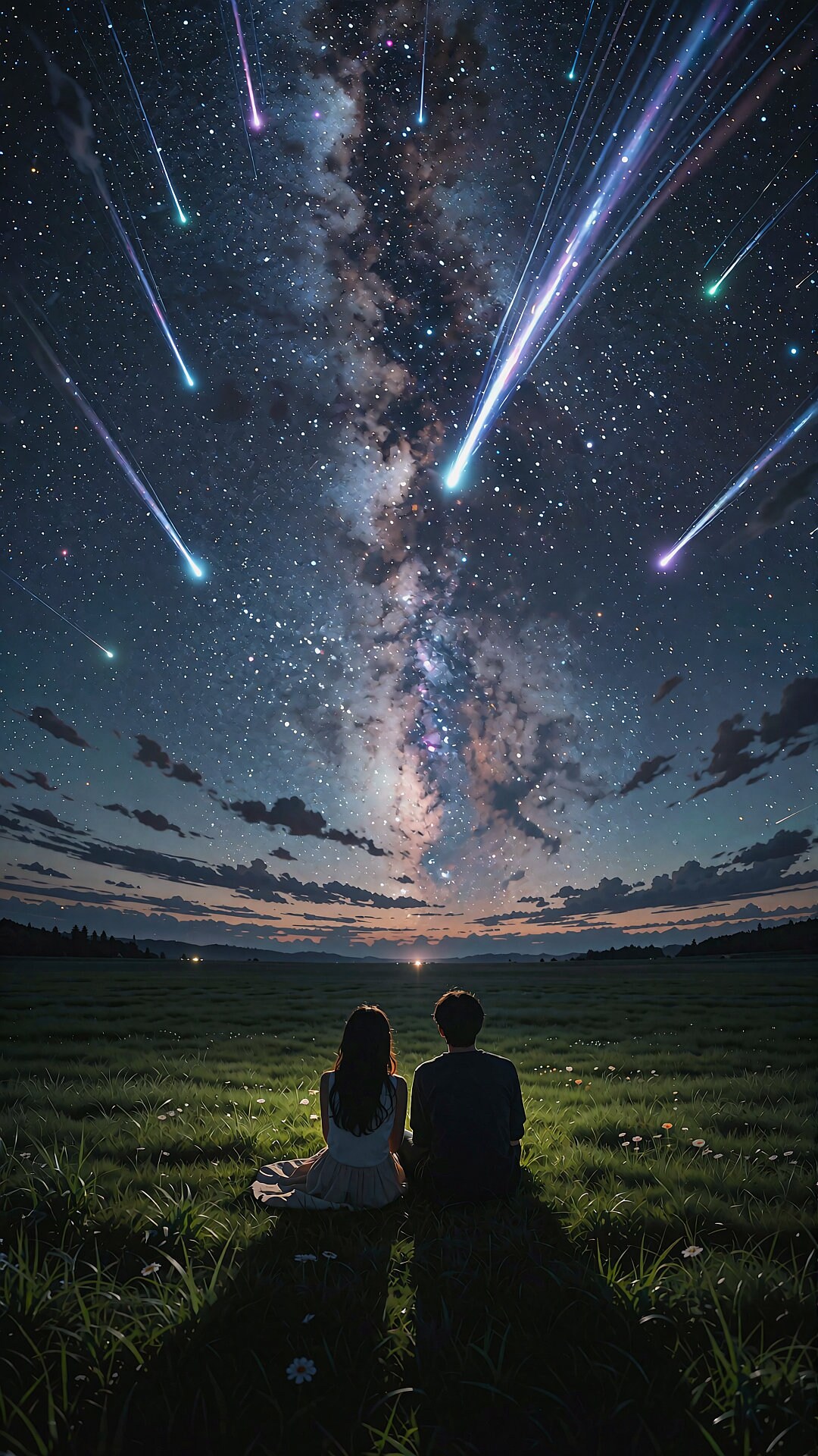 流星群を見に来た