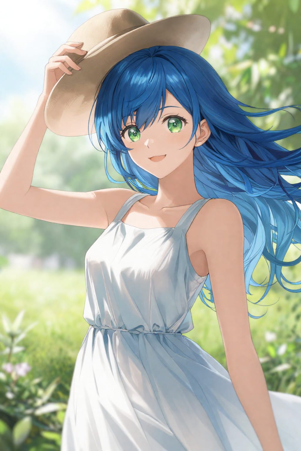 風が気持ちいいね