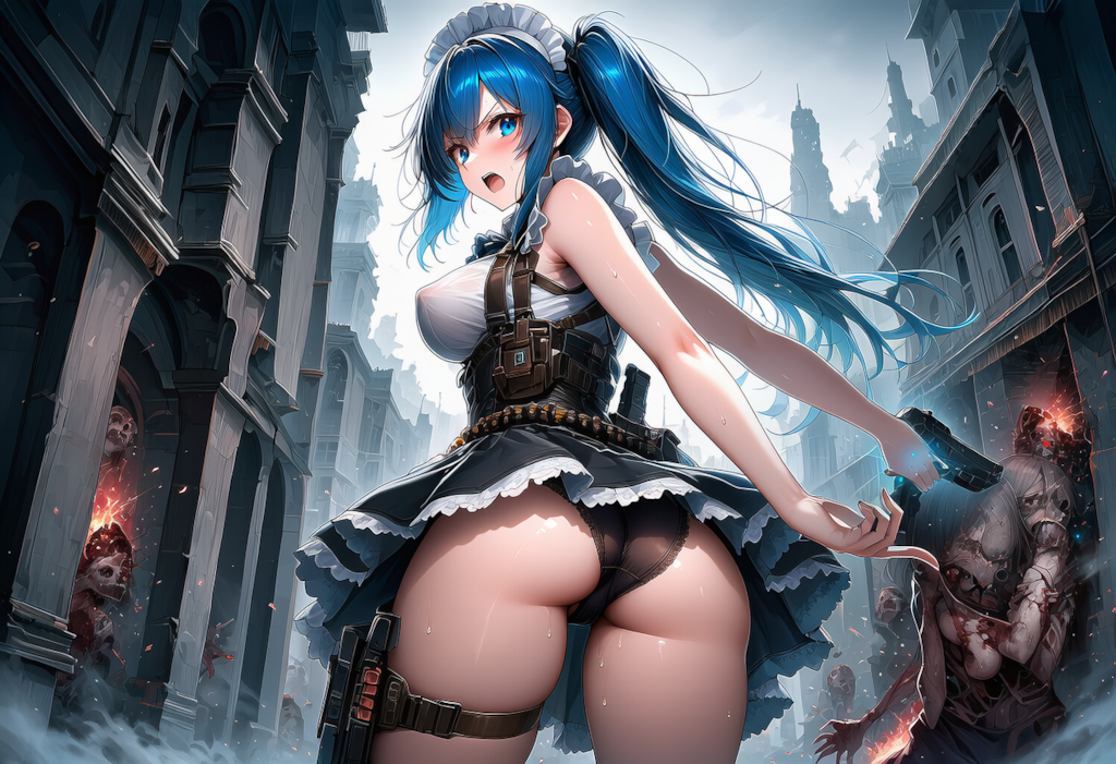 武装メイド×ゾンビテスト001【250810 / 10枚】