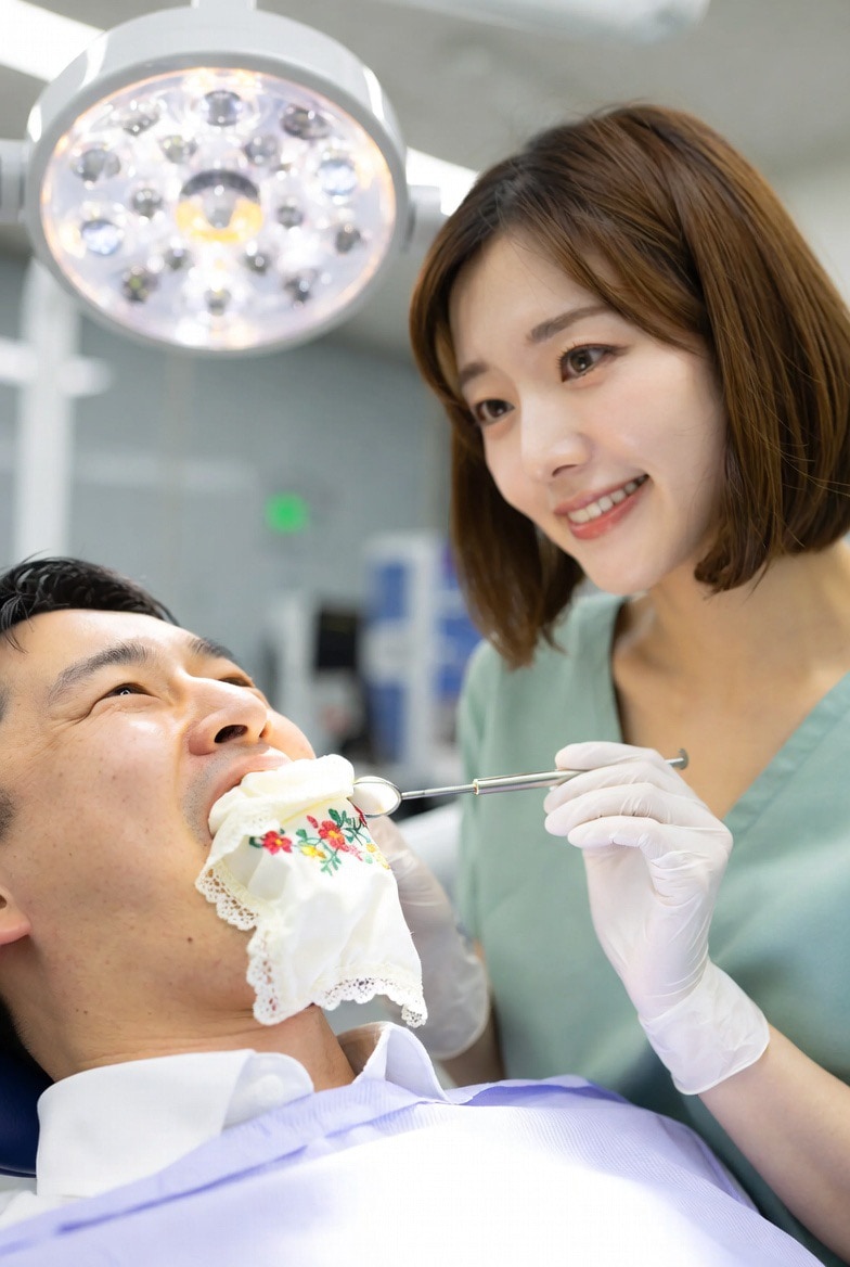 とある歯科医院にて。