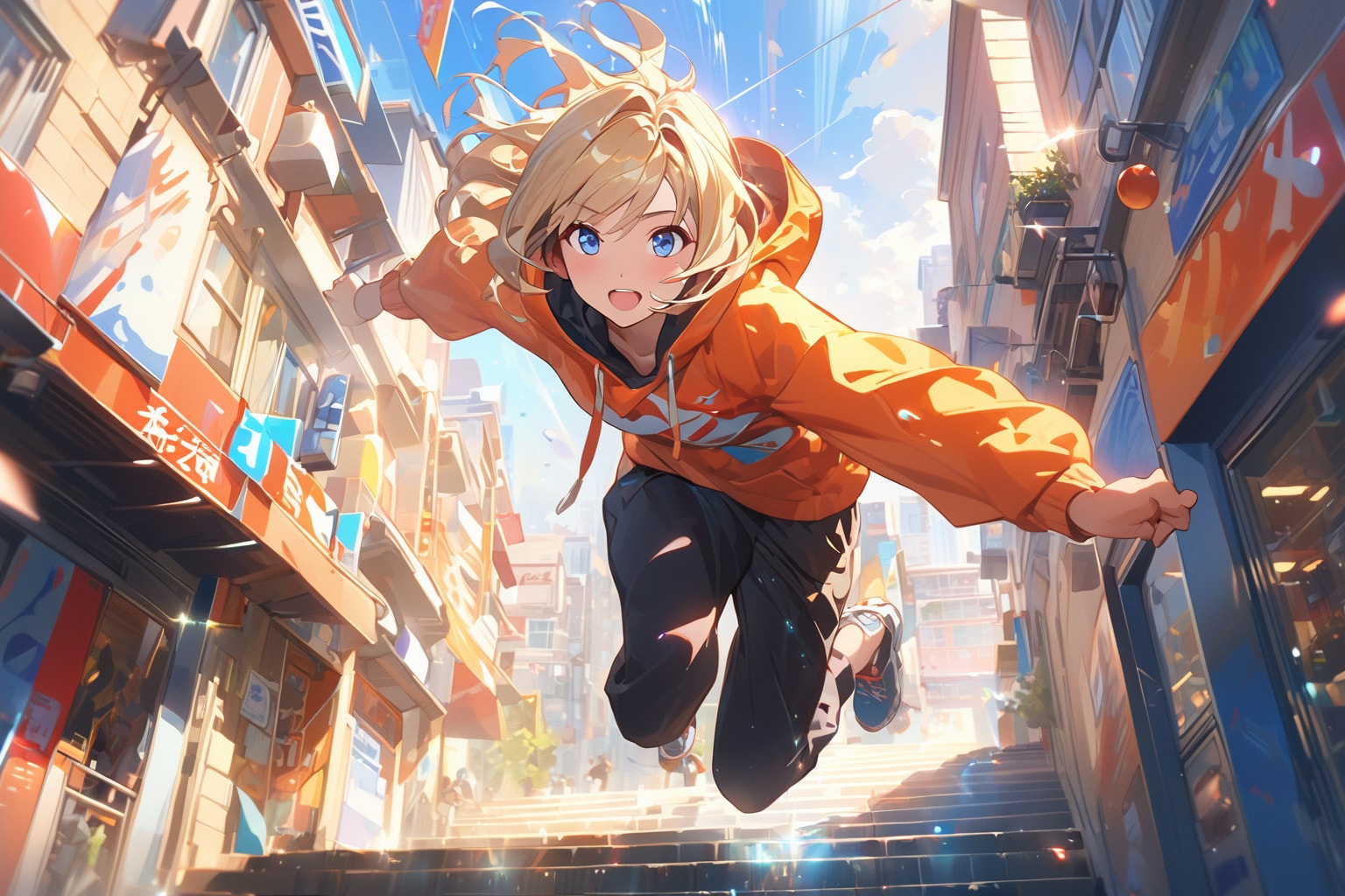 パルクール・パーティクル | の人気AIイラスト・グラビア