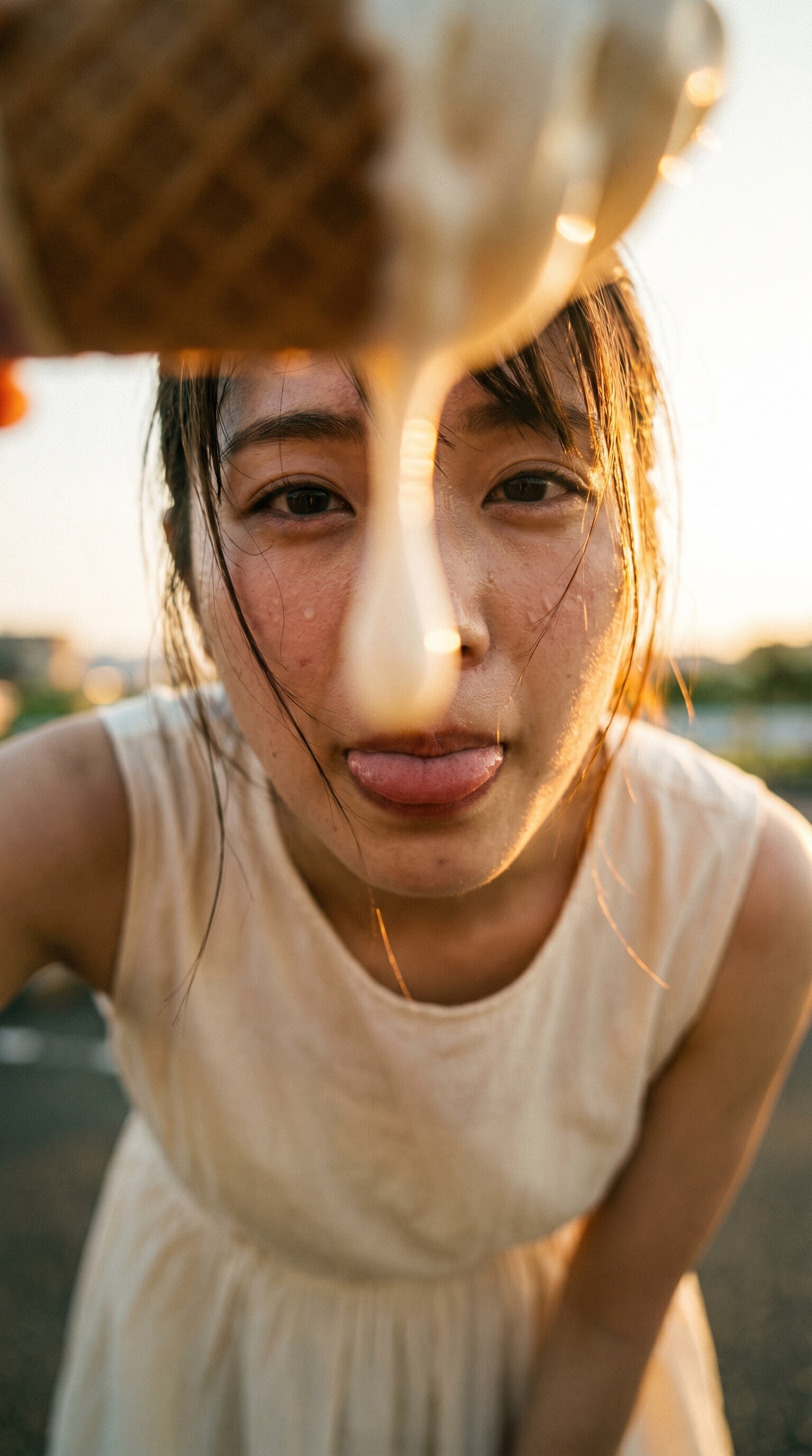 Melting Ice Cream at Golden Hour | の人気AIイラスト・グラビア