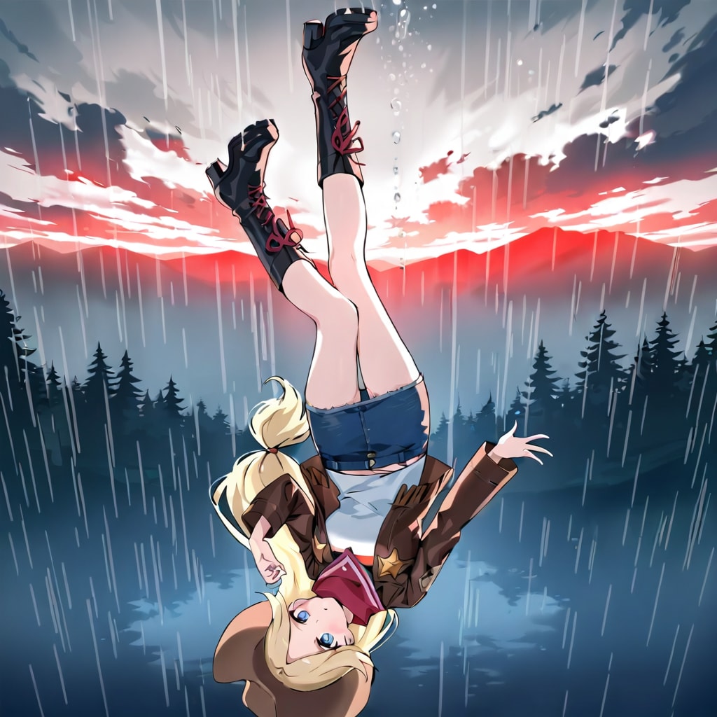 荒野の雨
