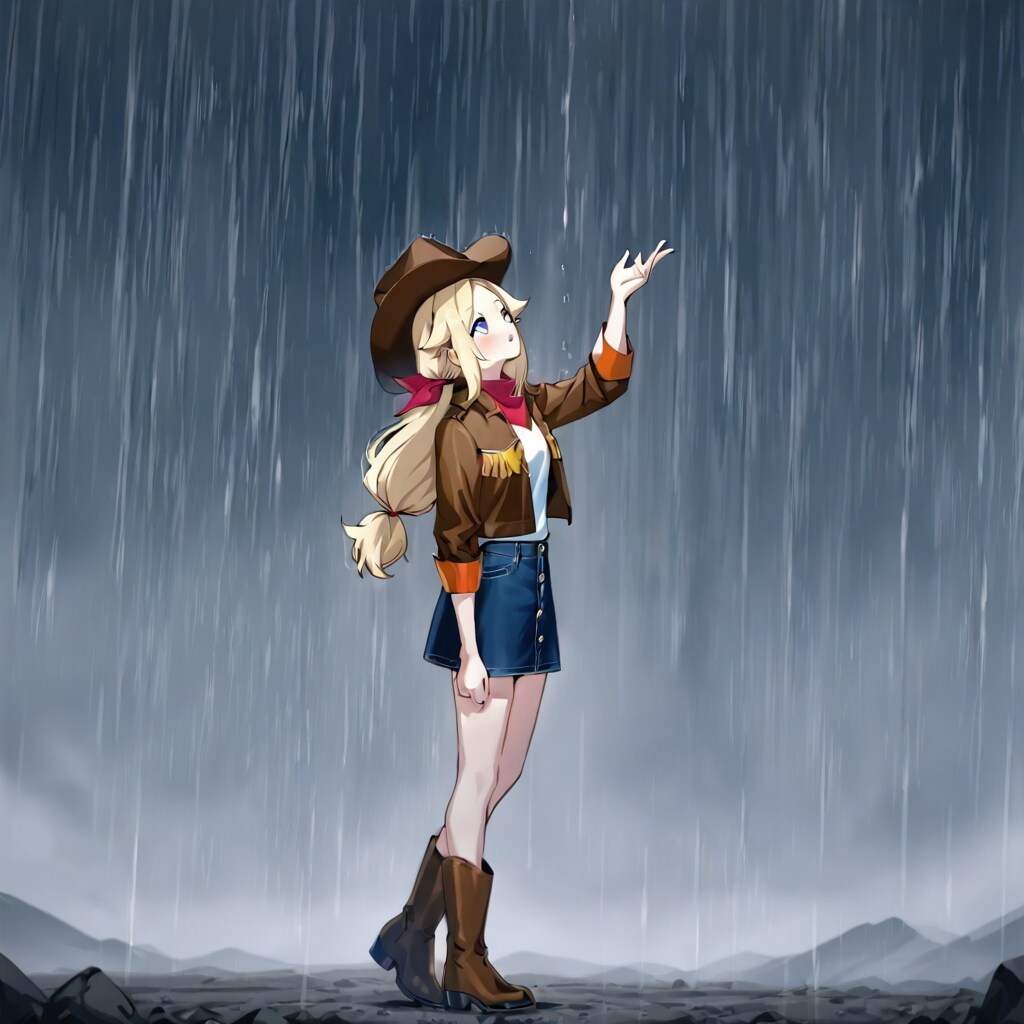 荒野の雨 | の人気AIイラスト・グラビア