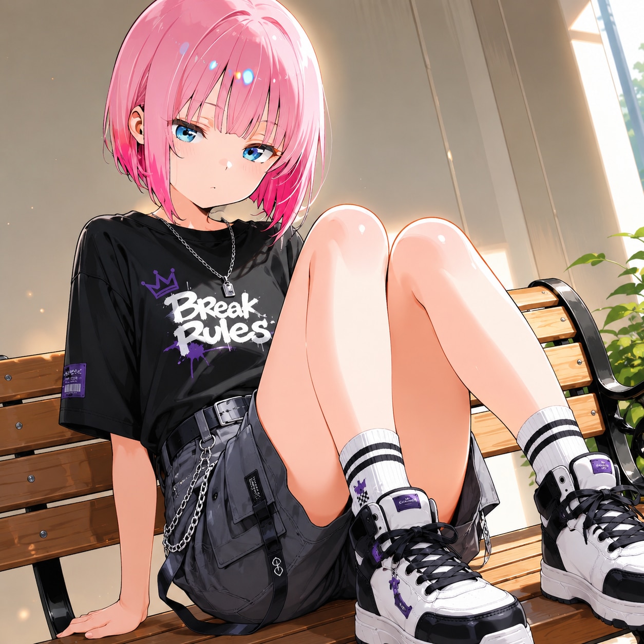 チャッピーさんにお願いしてクールピンクちゃんにポーズつけてもらう
