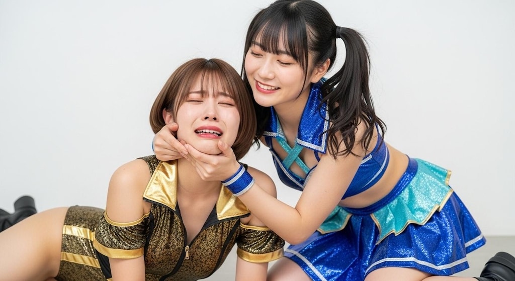 NAOKO(30) VS MIKURU(18) ④『キャメルクラッチ』