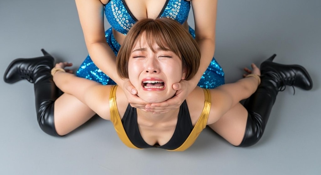 NAOKO(30) VS MIKURU(18) ④『キャメルクラッチ』