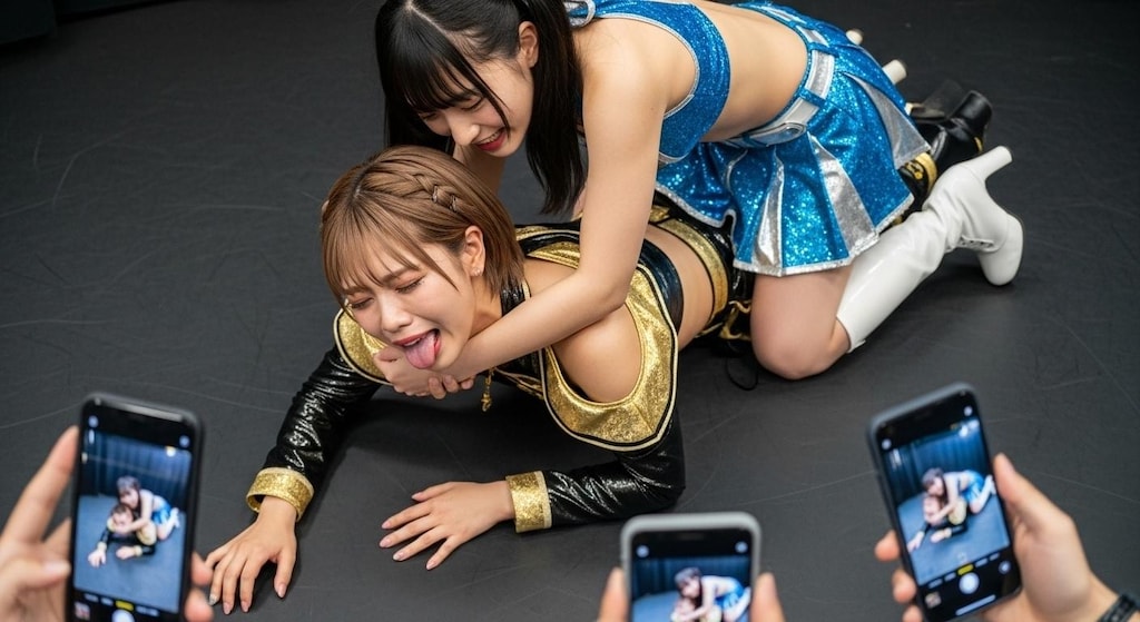 NAOKO(30) VS MIKURU(18) ④『キャメルクラッチ』