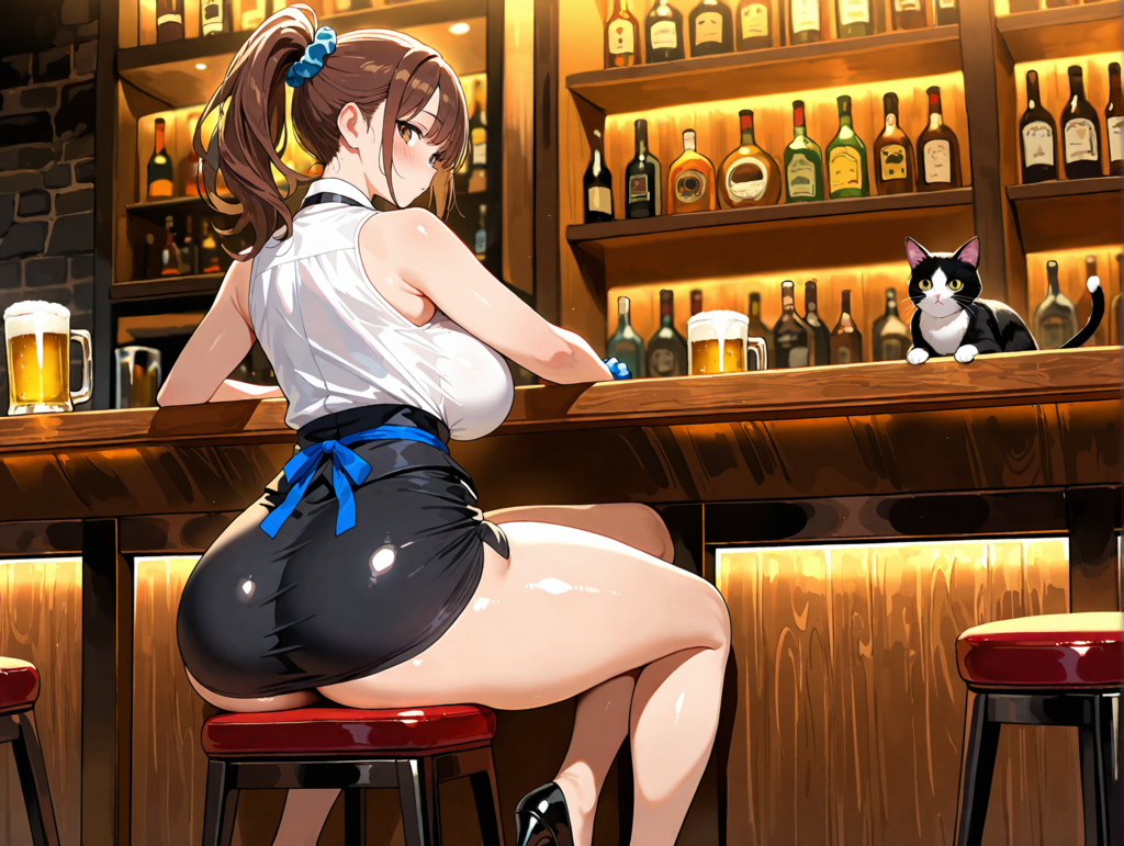 猫バーへ行く渓守さん