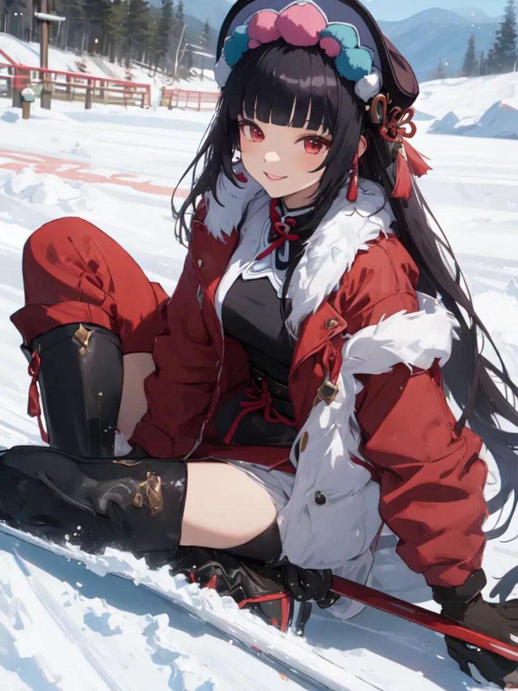 【原神】:『Genshin Girls』④（スノボ編）