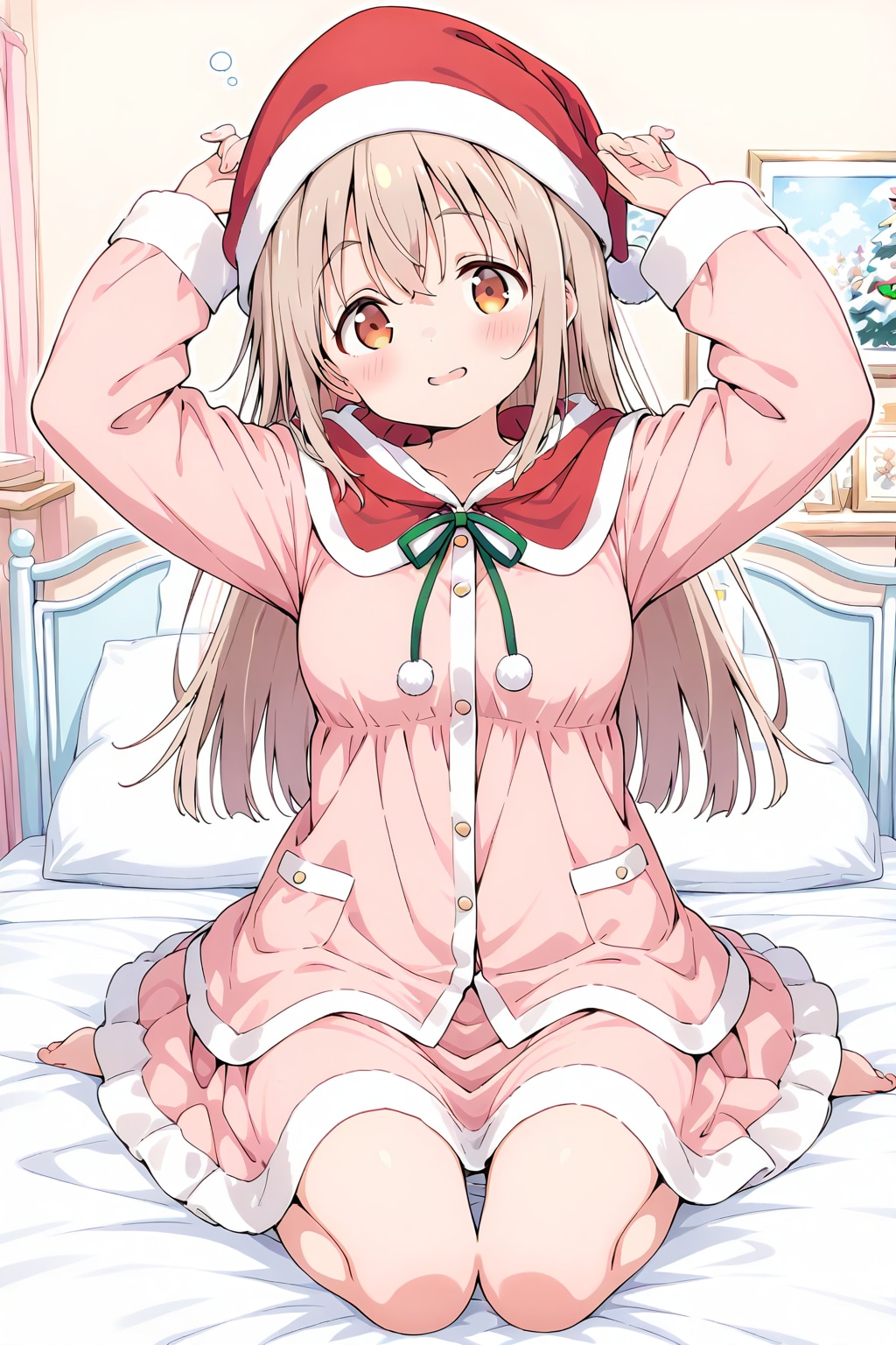 おはよう✨️パジャマの娘👧５ | の人気AIイラスト・グラビア