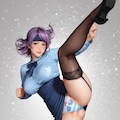 ハイキックパンチラ 4枚目