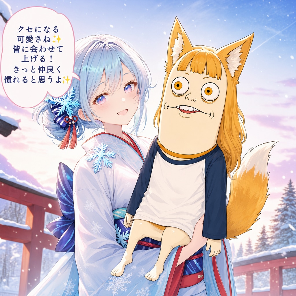 反動バージョンのミラさんを可愛がる雪女さん