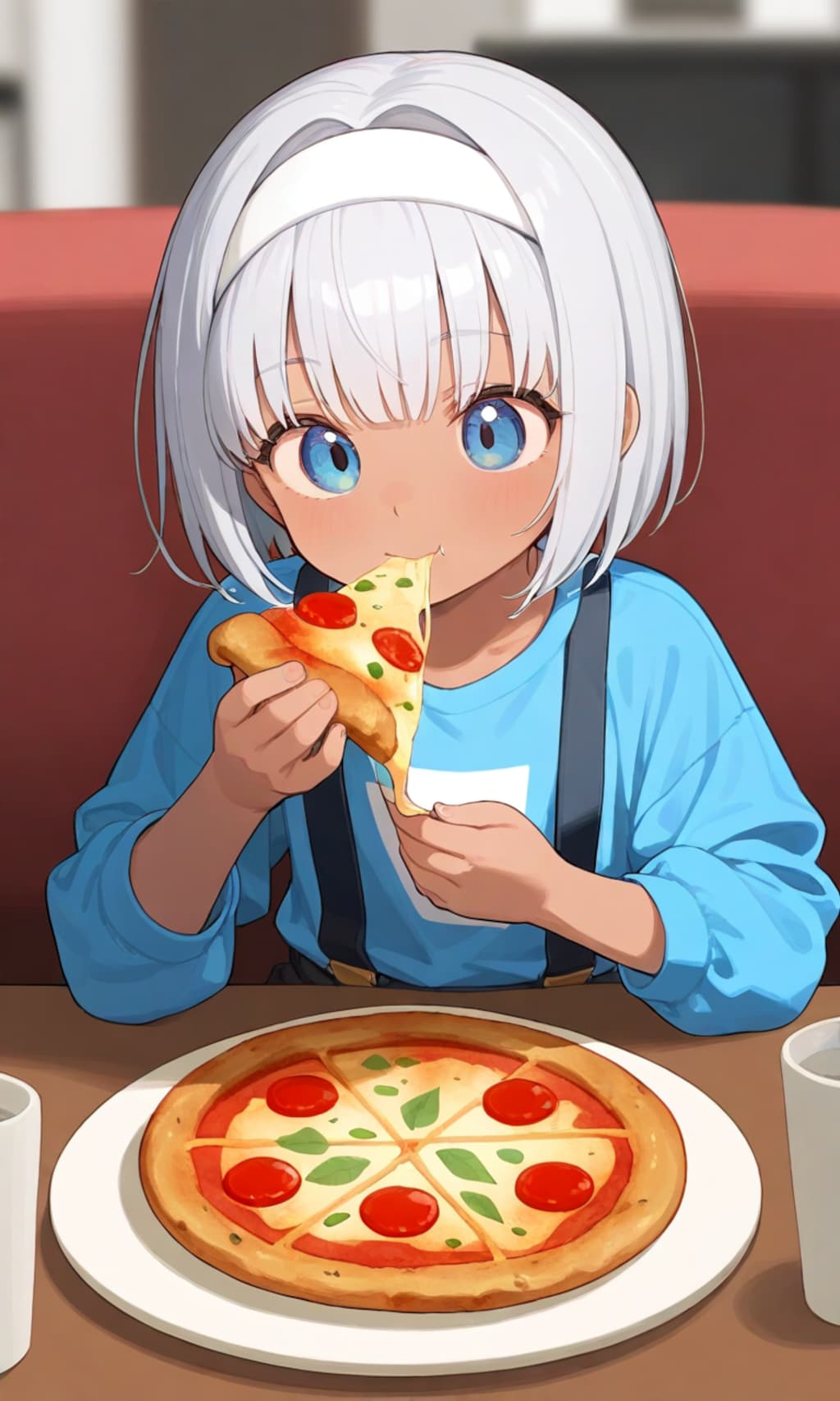 ピザ、おいしいね