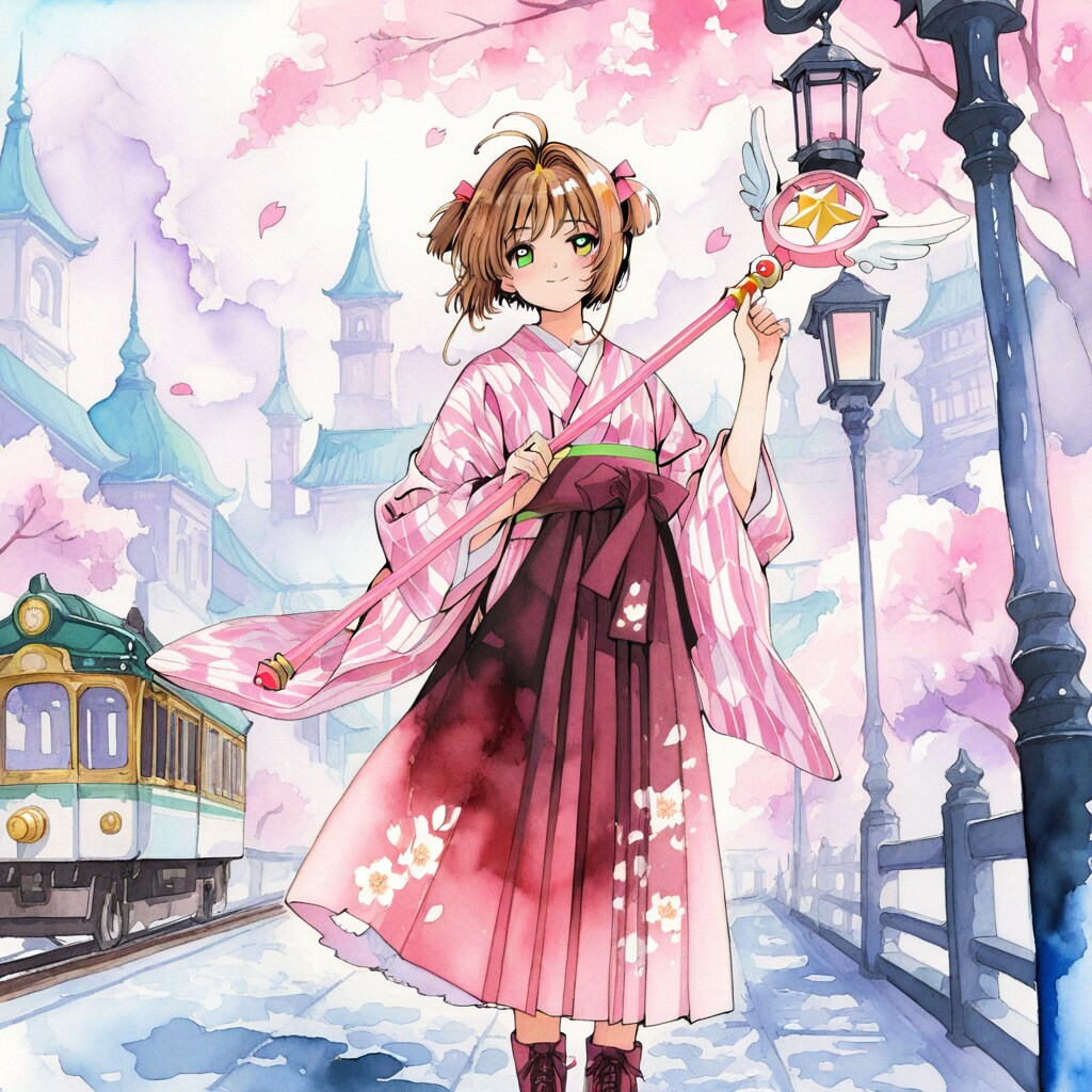 大正さくらに浪漫の嵐 | の人気AIイラスト・グラビア