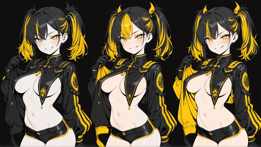 黒と黄のコントラスト 2