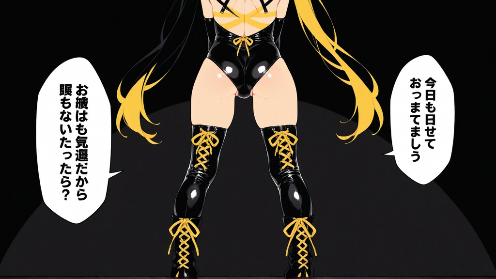 黒と黄のコントラスト 2