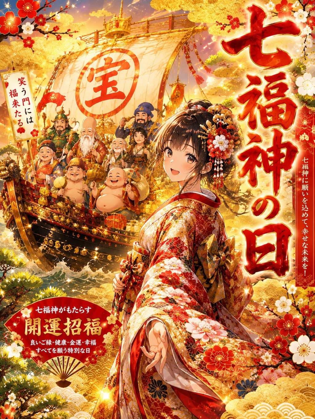 7月29日は七福神の日。と聞いて