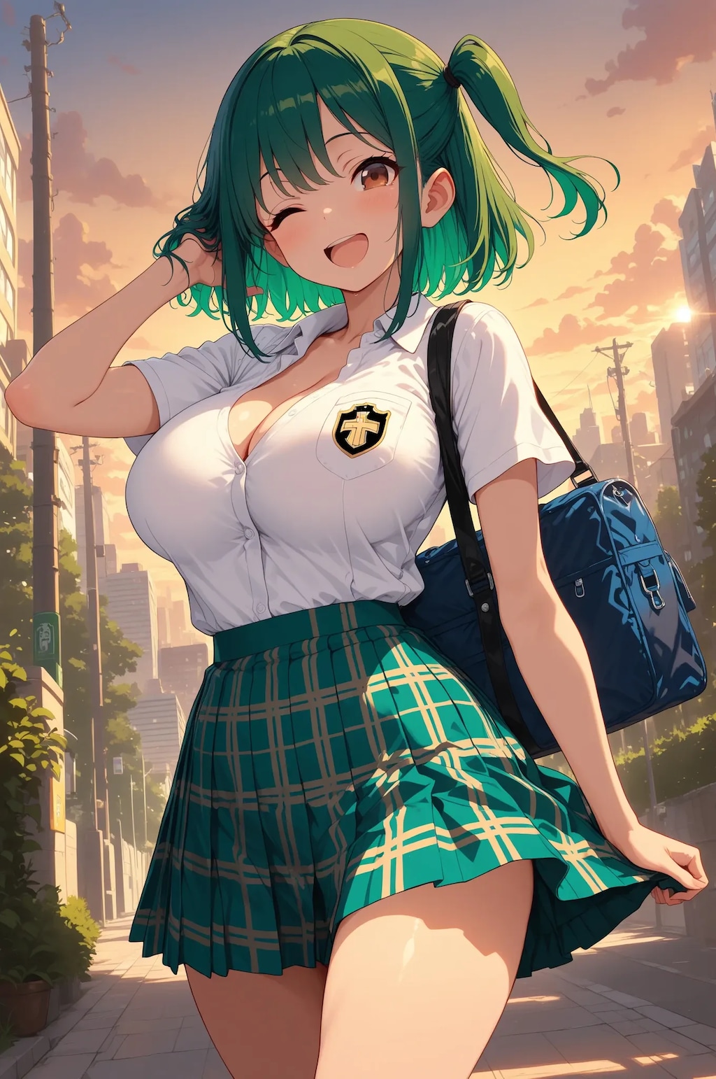 よもぎちゃんと下校✨